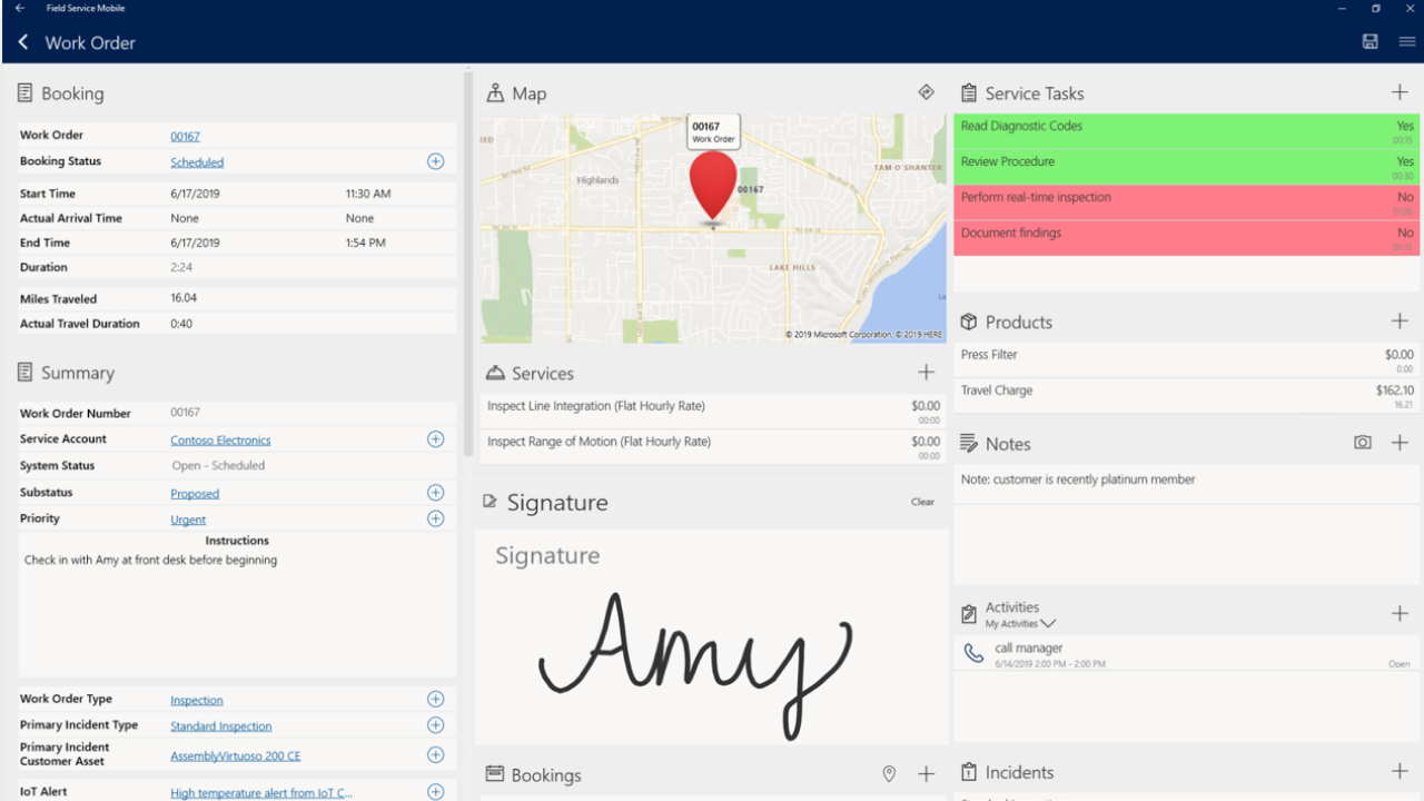 screenshot of Facilities Management Accelerator